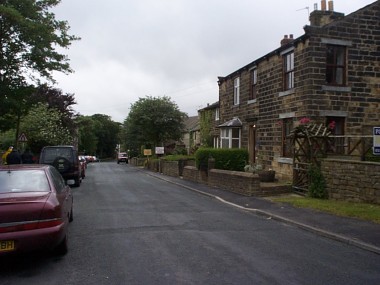 Picture of the main street in Higham.
