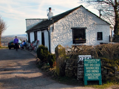 Tea room at Noggarth Top.