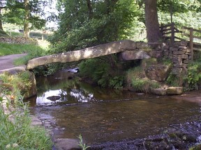 Old Iron Age Bridge at Wycoller