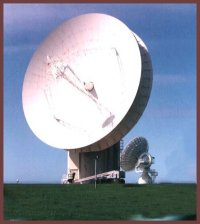 Picture of satellite listening dish